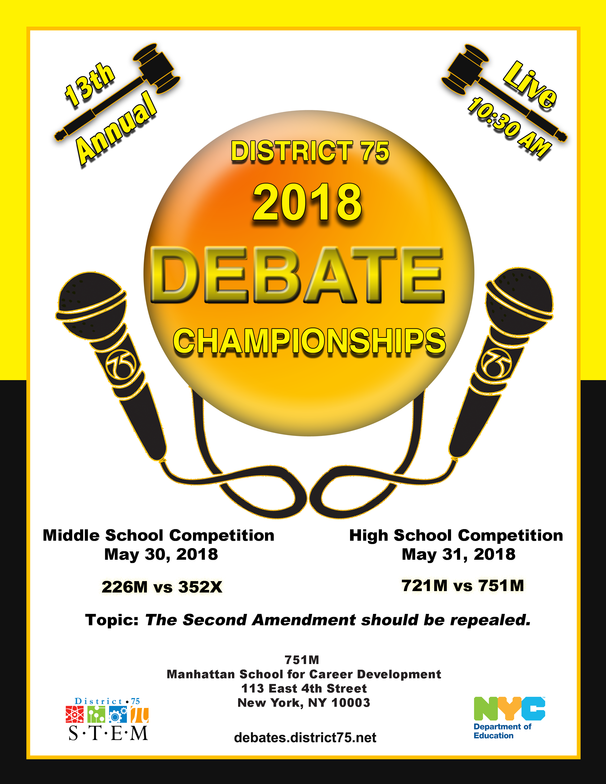 debate competition banner